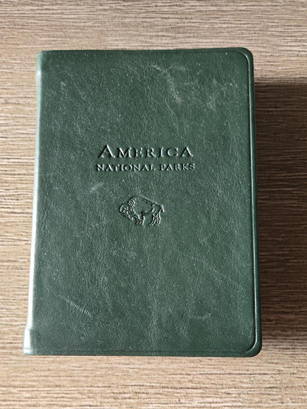 America National Parks Leather Book Atlas